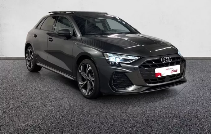 AUDI A3 Sportback TDI 150 S tronic 7 S line extérieur trois quart avant droit 2130113