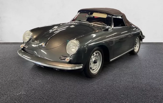 PORSCHE 356 CAB 1.6L ROADSTER 1600 S 75CH extérieur trois quart avant gauche 800536
