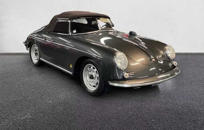 PORSCHE 356 CAB 1.6L ROADSTER 1600 S 75CH extérieur trois quart avant droit 800536