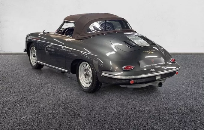 PORSCHE 356 CAB 1.6L ROADSTER 1600 S 75CH extérieur trois quart arrière gauche 800536