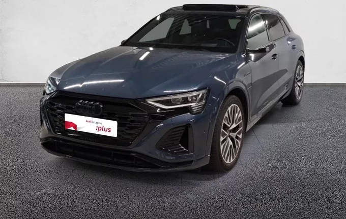 AUDI Q8 E-TRON 55 408 ch 114 kWh Quattro S line extérieur trois quart avant gauche 2131463