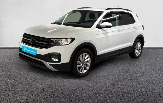 VOLKSWAGEN T-CROSS 1.0 TSI 110 Start/Stop BVM6 Life Tech extérieur trois quart avant gauche 2128745