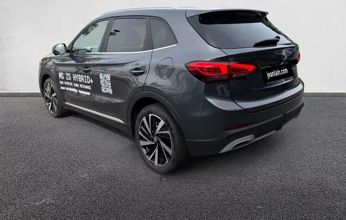 MG ZS 1.5 L Hybrid+ 197 ch Luxury extérieur trois quart arrière gauche 8656