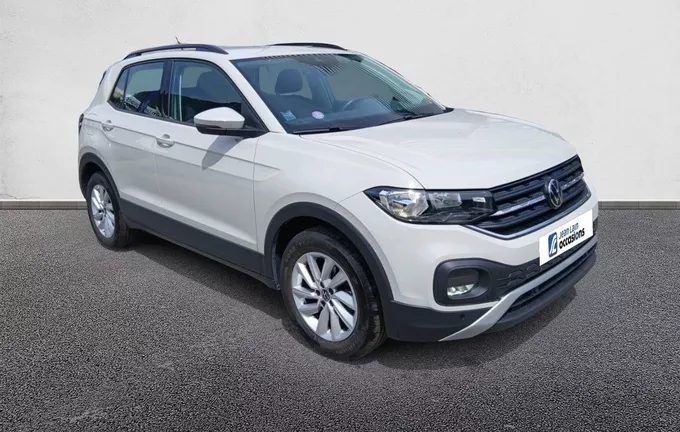 VOLKSWAGEN T-CROSS 1.0 TSI 95 Start/Stop BVM5 Life Tech extérieur trois quart avant droit 2127289