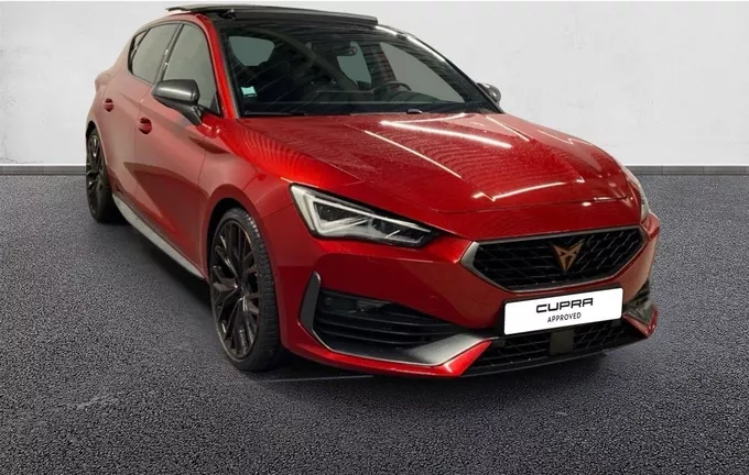 CUPRA LEON 2.0 TSI 300 ch DSG7 VZ extérieur trois quart avant droit 2128988