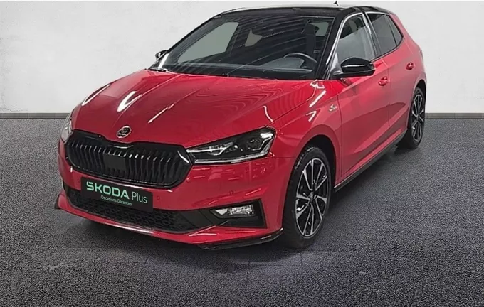 SKODA FABIA 1.0 TSI 95 ch EVO 2 BVM5 Monte-Carlo extérieur trois quart avant gauche 2129057