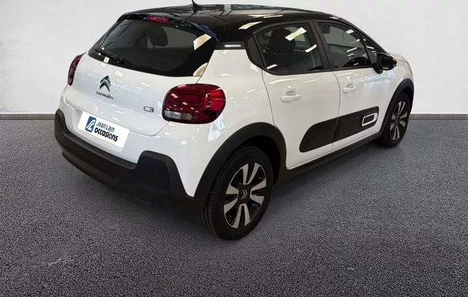 CITROEN C3 PureTech 83 S&S BVM5 Shine extérieur trois quart arrière droit 2127007