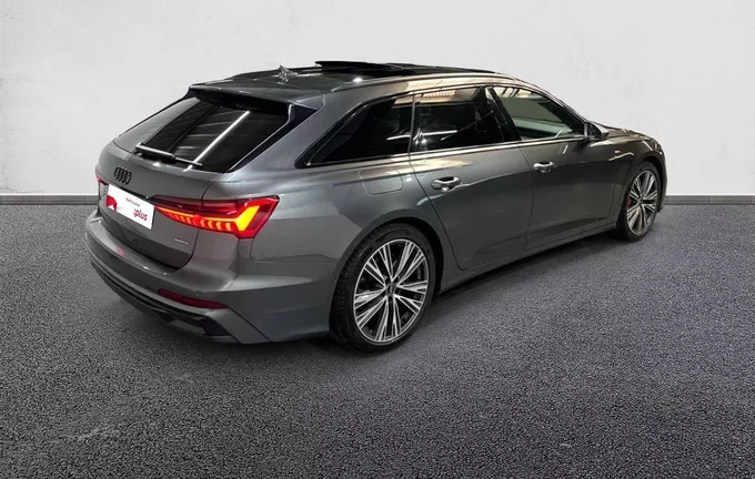 AUDI A6 Avant 55 TFSIe 367 ch S tronic 7 Quattro Competition extérieur trois quart arrière droit 2129762