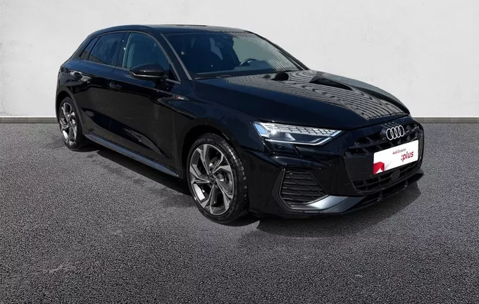 AUDI A3 Sportback TFSI Mild Hybrid 150 S tronic 7 S line extérieur trois quart avant droit 2126726
