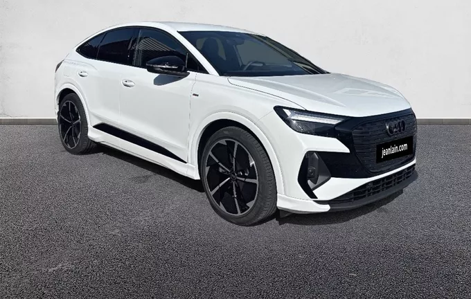 AUDI Q4 E-TRON Sportback 45 285 ch 82 kWh quattro S line extérieur trois quart avant droit 7303