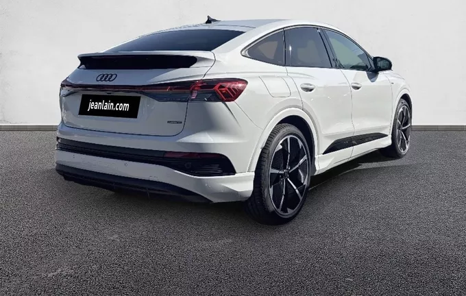 AUDI Q4 E-TRON Sportback 45 285 ch 82 kWh quattro S line extérieur trois quart arrière droit 7303