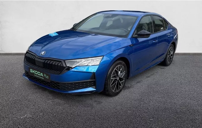 SKODA OCTAVIA 1.5 TSI Hybrid 150 ch ACT DSG7 Sportline extérieur trois quart avant gauche 2120847