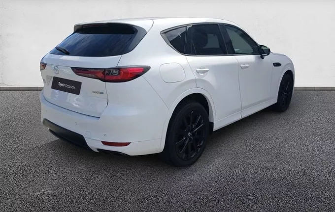 MAZDA CX-60 2023 CX-60 2.5L e-SKYACTIV PHEV 327 ch 4x4 BVA8 Homura extérieur trois quart arrière droit 2126074