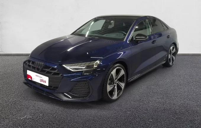 AUDI A3 Berline TFSI Mild Hybrid 150 S tronic 7 S line extérieur trois quart avant gauche 2121325