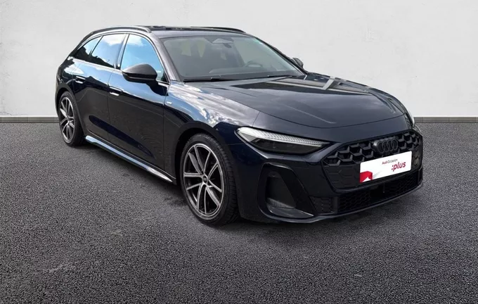 AUDI A5 Avant TDI Hybride 204 ch S tronic 7 S line extérieur trois quart avant droit 2129061
