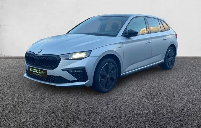 SKODA SCALA 1.0 TSI Evo 2 116 ch DSG7 Monte-Carlo extérieur trois quart avant gauche 2123527