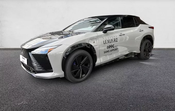 LEXUS RZ 550e F SPORT extérieur trois quart avant gauche 70193
