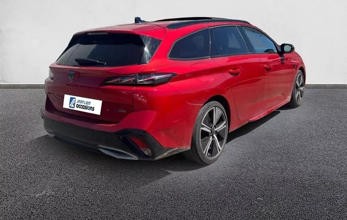 PEUGEOT 308 PHEV 180 e-EAT8 GT extérieur trois quart arrière droit 2129212