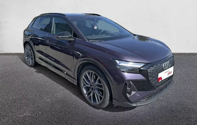 AUDI Q4 E-TRON 50 299 ch 82 kWh quattro S line extérieur trois quart avant droit 2131213