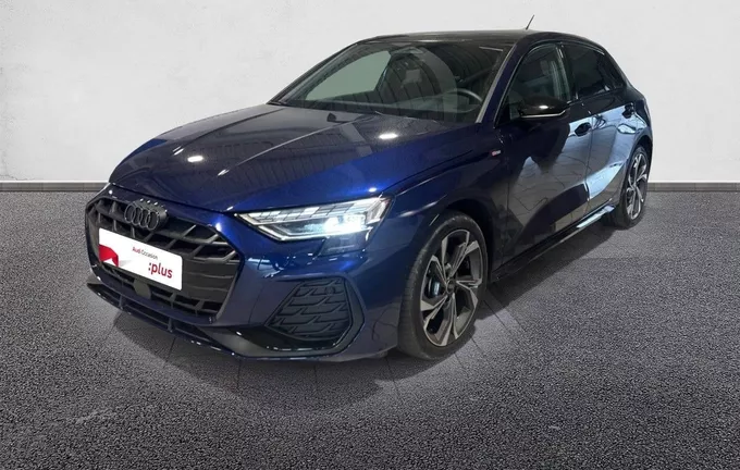 AUDI A3 Sportback TFSI Mild Hybrid 150 S tronic 7 S line extérieur trois quart avant gauche 2130939