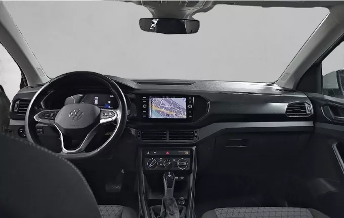 VOLKSWAGEN T-CROSS 1.0 TSI 110 Start/Stop DSG7 Life Plus extérieur trois quart avant droit 2129077