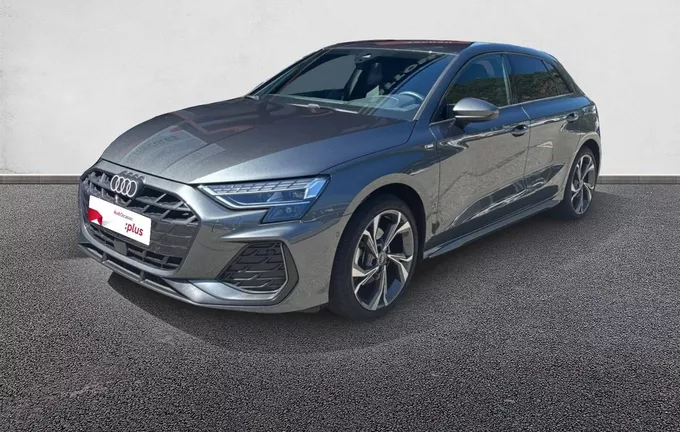 AUDI A3 Sportback TFSI Mild Hybrid 150 S tronic 7 S line extérieur trois quart avant gauche 2130782