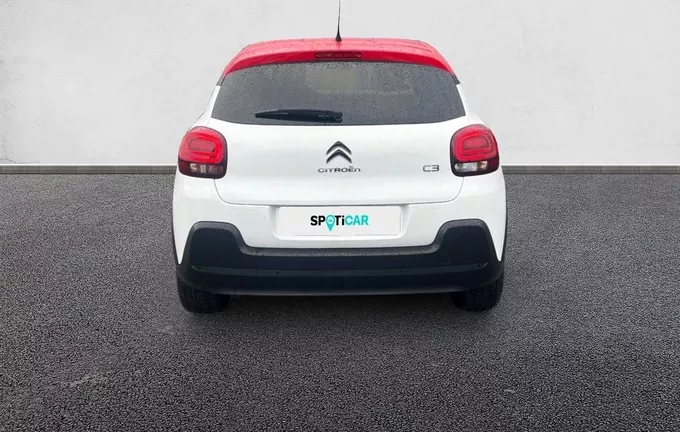 CITROEN C3 PureTech 83 S&S BVM5 Shine extérieur trois quart arrière droit 945220