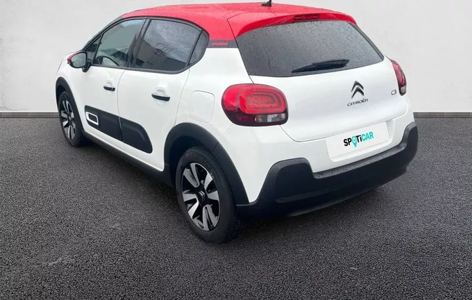 CITROEN C3 PureTech 83 S&S BVM5 Shine extérieur trois quart arrière gauche 945220