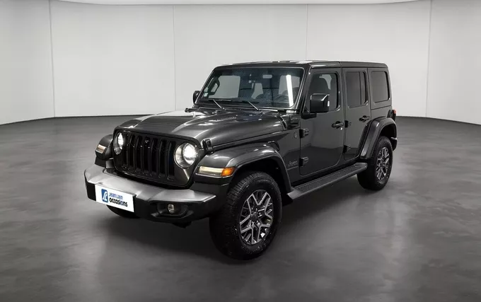 JEEP WRANGLER Unlimited 4xe 2.0 l T 380 ch PHEV 4x4 BVA8 First Edition extérieur trois quart avant gauche 2133372