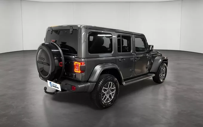 JEEP WRANGLER Unlimited 4xe 2.0 l T 380 ch PHEV 4x4 BVA8 First Edition extérieur trois quart arrière droit 2133372