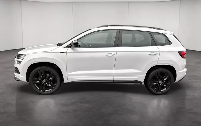 SKODA KAROQ 1.5 TSI 150 ch ACT DSG7 Sportline extérieur côté gauche 213699