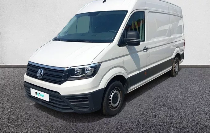 VOLKSWAGEN UTILITAIRES CRAFTER VAN 35 L3H3 2.0 TDI 140 CH BVA BUSINESS extérieur trois quart avant gauche 105915
