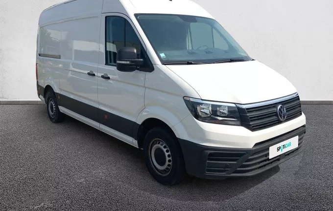 VOLKSWAGEN UTILITAIRES CRAFTER VAN 35 L3H3 2.0 TDI 140 CH BVA BUSINESS extérieur trois quart avant droit 105915