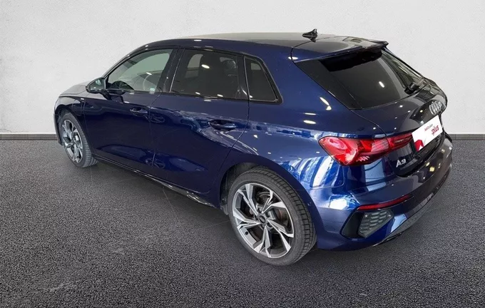 AUDI A3 Sportback 40 TFSIe 204 S tronic 6 S Line extérieur trois quart arrière gauche 3012298