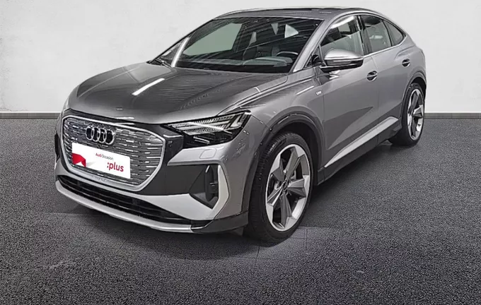 AUDI Q4 E-TRON Sportback 40 204 ch 82 kWh S line extérieur trois quart avant gauche 2127753