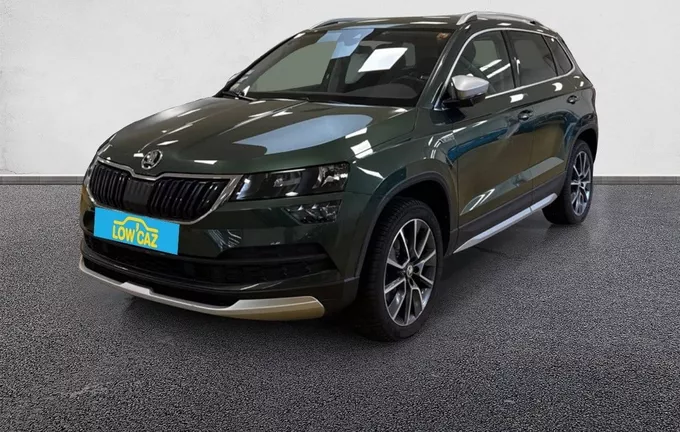 SKODA KAROQ 2.0 TDI 150 ch SCR 4x4 Scout extérieur trois quart avant gauche 213439
