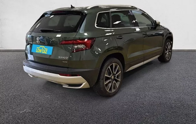 SKODA KAROQ 2.0 TDI 150 ch SCR 4x4 Scout extérieur trois quart arrière droit 213439