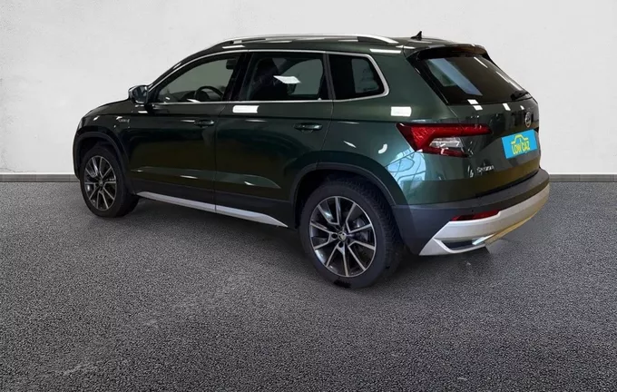 SKODA KAROQ 2.0 TDI 150 ch SCR 4x4 Scout extérieur trois quart arrière gauche 213439