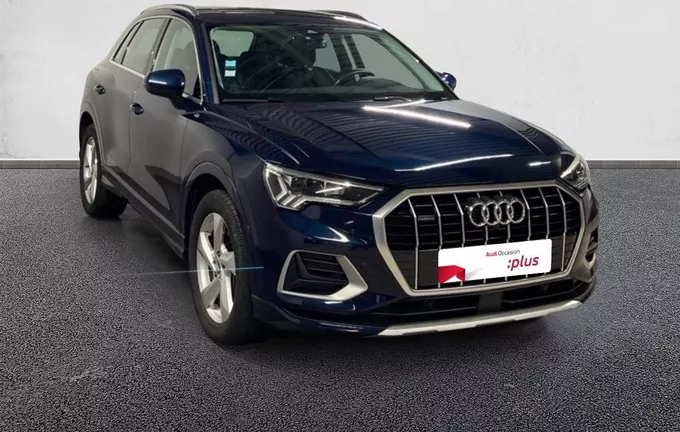 AUDI Q3 40 TDI 190 ch S tronic 7 Quattro Design Luxe extérieur trois quart avant droit 2128902