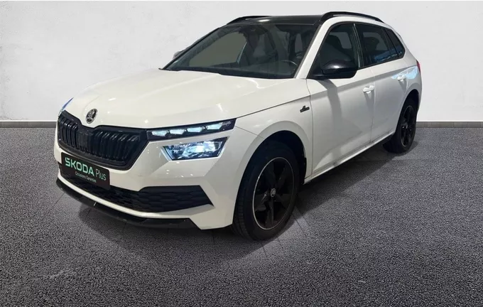 SKODA KAMIQ 1.5 TSI 150 ch DSG7 Monte-Carlo extérieur trois quart avant gauche 2130811