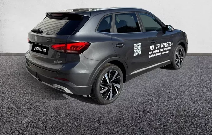 MG ZS 1.5 L Hybrid+ 197 ch Luxury extérieur trois quart arrière droit 8607
