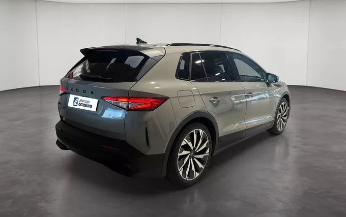 SKODA ELROQ 286 ch Batterie 85 Sportline extérieur trois quart arrière droit 2131959