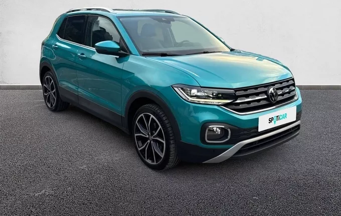 VOLKSWAGEN T-CROSS 1.0 TSI 110 Start/Stop BVM6 Style extérieur trois quart avant droit 946548