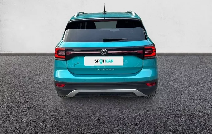 VOLKSWAGEN T-CROSS 1.0 TSI 110 Start/Stop BVM6 Style extérieur trois quart arrière droit 946548