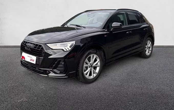 AUDI Q3 35 TDI 150 ch S tronic 7 S line plus extérieur trois quart avant gauche 2128556