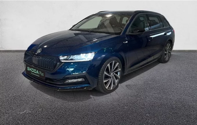 SKODA OCTAVIA Combi 2.0 TDI 200 ch DSG7 4x4 Sportline extérieur trois quart avant gauche 2130067