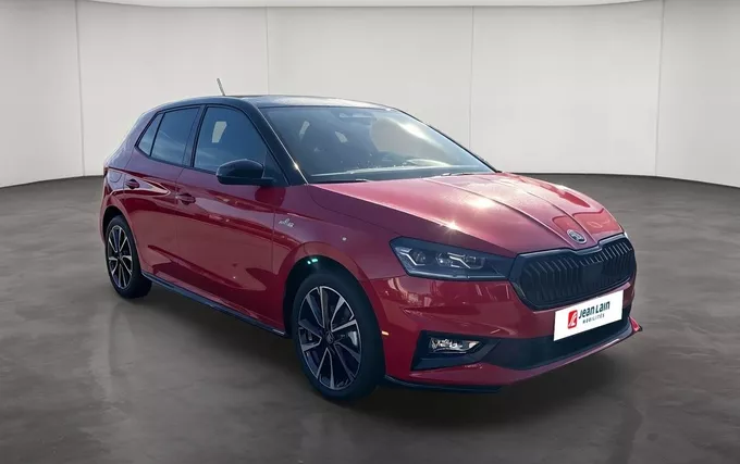 SKODA FABIA 1.0 TSI 116 ch EVO 2 DSG7 Monte-Carlo extérieur trois quart avant droit 1410