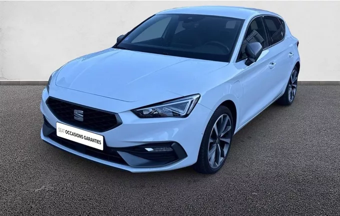 SEAT LEON 1.4 e-Hybrid 204 ch DSG6 FR extérieur trois quart avant gauche 2121986