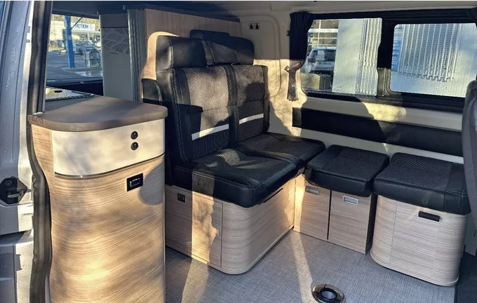 VOLKSWAGEN UTILITAIRES TRANSPORTER STYLEVAN DURBAN L2H1 2.0 TDI 150 DSG7 - VAN AMENAGE extérieur arrière 106294