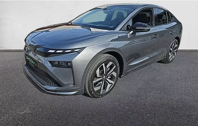 SKODA ENYAQ Coupé 85 Sportline extérieur trois quart avant gauche 4106